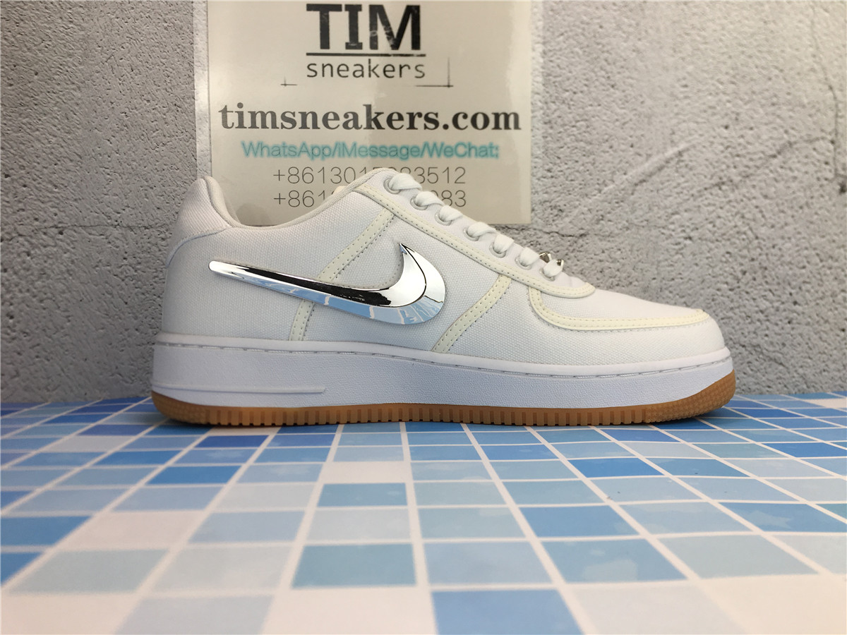 Travis Scott x Nike Air Force 1 Low Travis Scott-White AQ4211 10